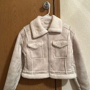 Hollister Shearling Biker Jacket